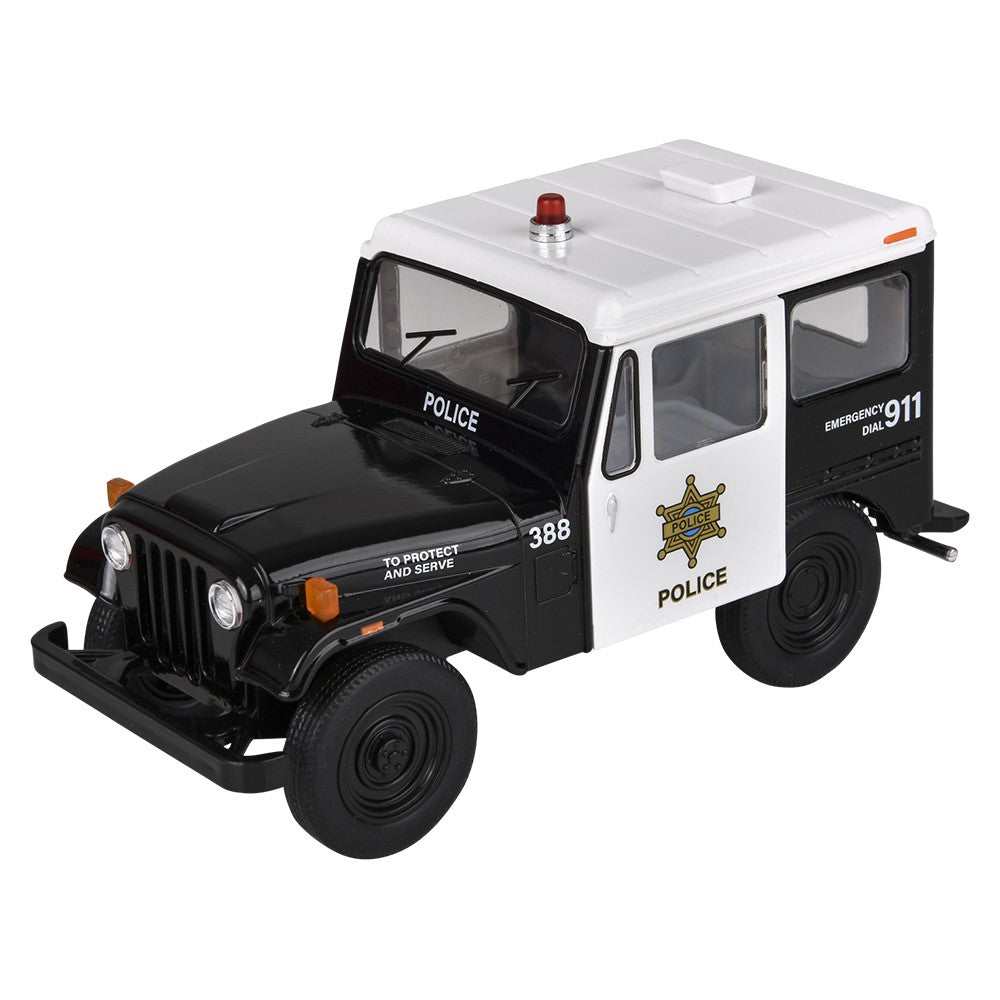 Die-Cast Pull Back 1971 Jeep DJ-5B Police (1 DSP)