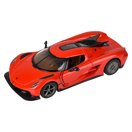 Die-Cast Pull Back Koenigsegg Jesko Absolut (12 PC Display)