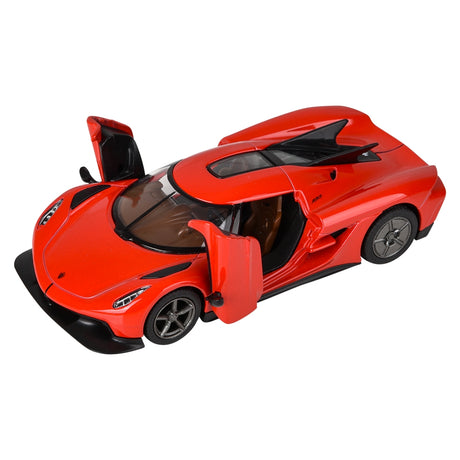 Die-Cast Pull Back Koenigsegg Jesko Absolut (12 PC Display)