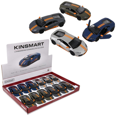 Die-Cast Lamborghini Huracan Huracan LP 610-4 Avio (12 Pc Display)