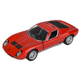 Die-Cast Pull Back 1971 Lamborghini Miura P400 SV (12 PC Display)