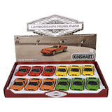 Die-Cast Pull Back 1971 Lamborghini Miura P400 SV (12 PC Display)