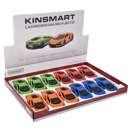 Die-Cast Pull Back Lamborghini Revuelto (1 DSP)