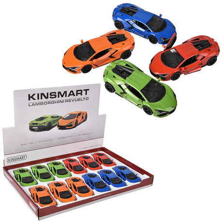Die-Cast Pull Back Lamborghini Revuelto (1 DSP)