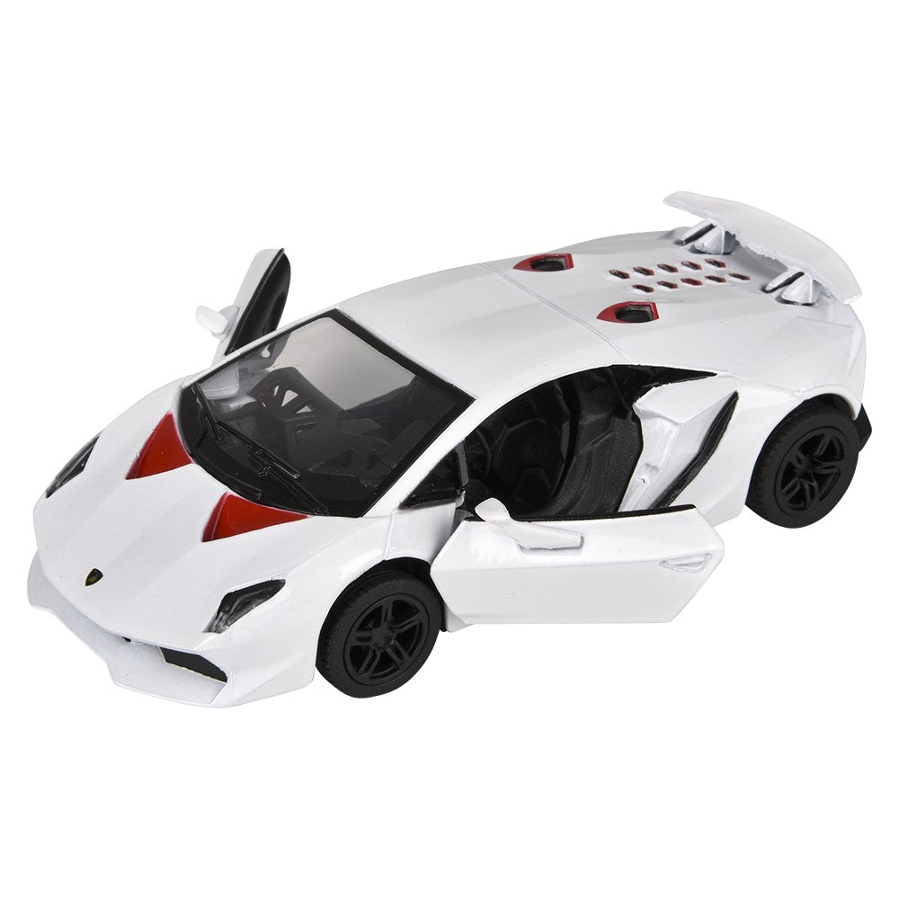Die-Cast Pull Back Lamborghini Sesto Elemento (12 PC Display)