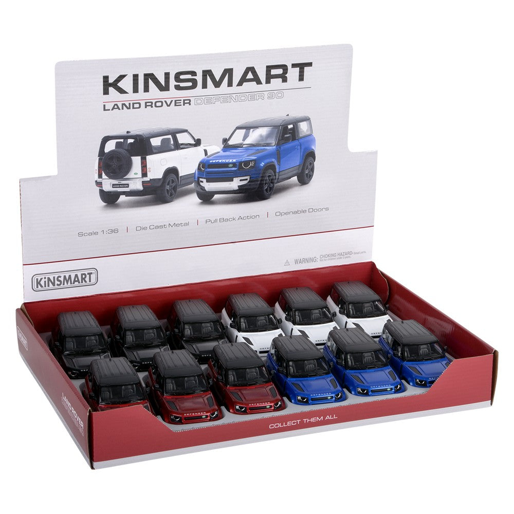 Die-Cast Pull Back Land Rover Defender 90 (1 DSP)