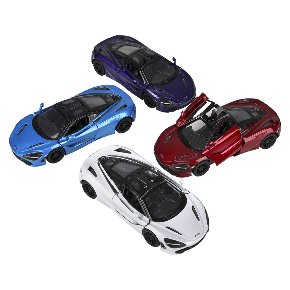 Die-Cast Pull Back McLaren 720S (12 Pc Display)