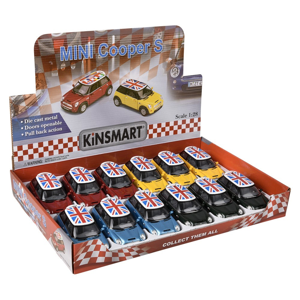 Die-Cast Pull Back Mini Cooper (1 DSP)