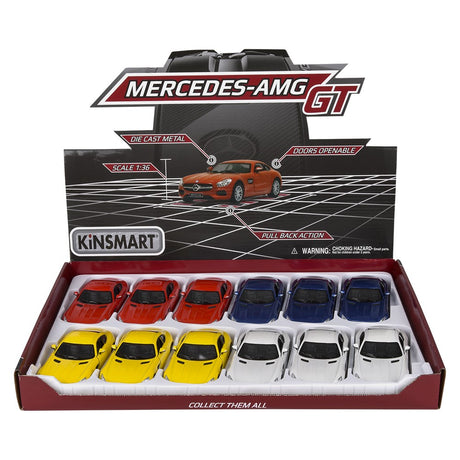 Die-Cast Pull Back Mercedes-AMG GT (1 DSP)