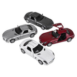 Die-Cast Pull Back Mercedes-Benz SLS AMG (12 PC Display)