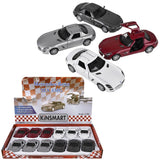 Die-Cast Pull Back Mercedes-Benz SLS AMG (12 PC Display)