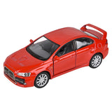 Die-Cast Pull Back 2008 Mitsubishi Lancer Evolution X (12 PC Display)