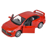 Die-Cast Pull Back 2008 Mitsubishi Lancer Evolution X (12 PC Display)