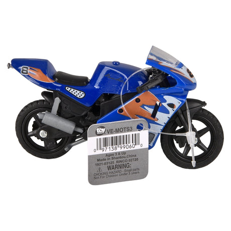 Die-Cast Sportsbike Motorcycle (12 Pc Display)