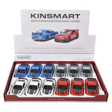 Die-Cast Pull Back 2024 Ford Mustang Dark Horse (1 DSP)