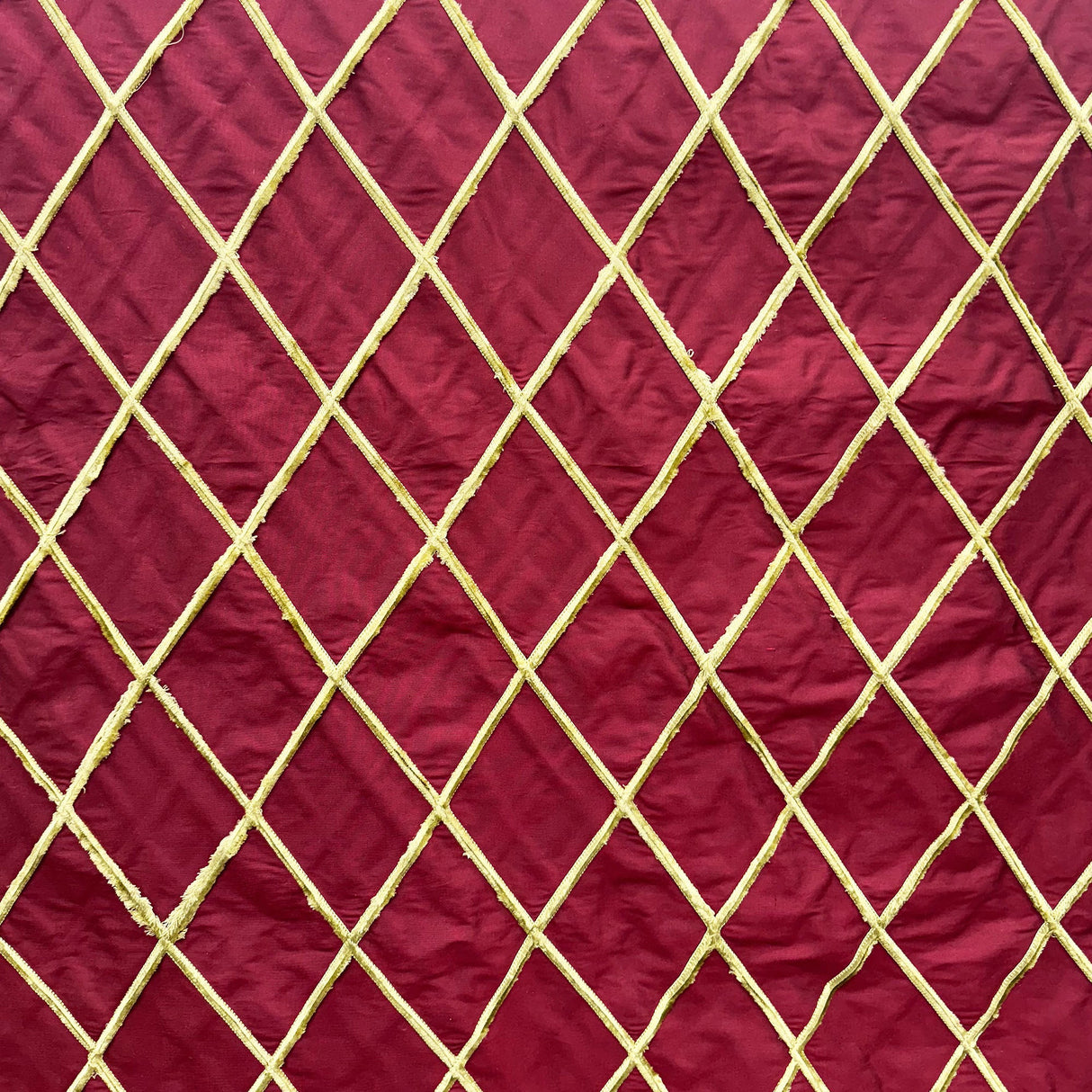 Venus Silk Fabric - Diamond Geometric, 54" Width (1 Yard)