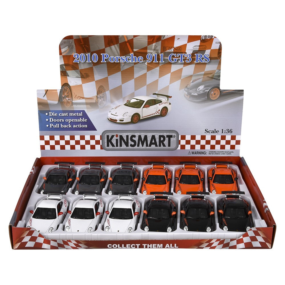 Die-Cast Pull Back Porsche 911 GT3 RS (1 DSP)