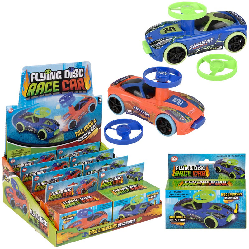 Flying Disc Race Car 8ct