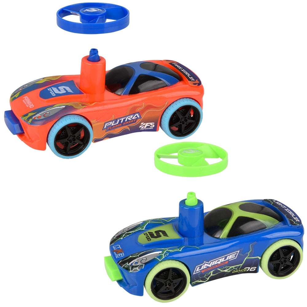 Flying Disc Race Car Set (8ct)