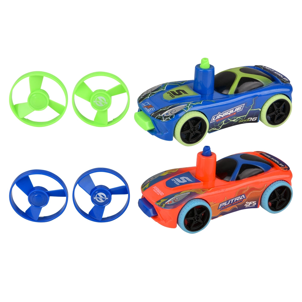 Flying Disc Race Car Set (8ct)
