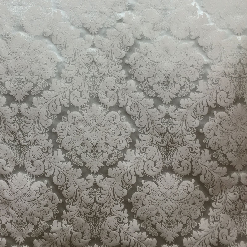 Versus Fabric 100 Percent Silk Taffeta Fabric - Floral Damask, 54" Width (1 Yard)