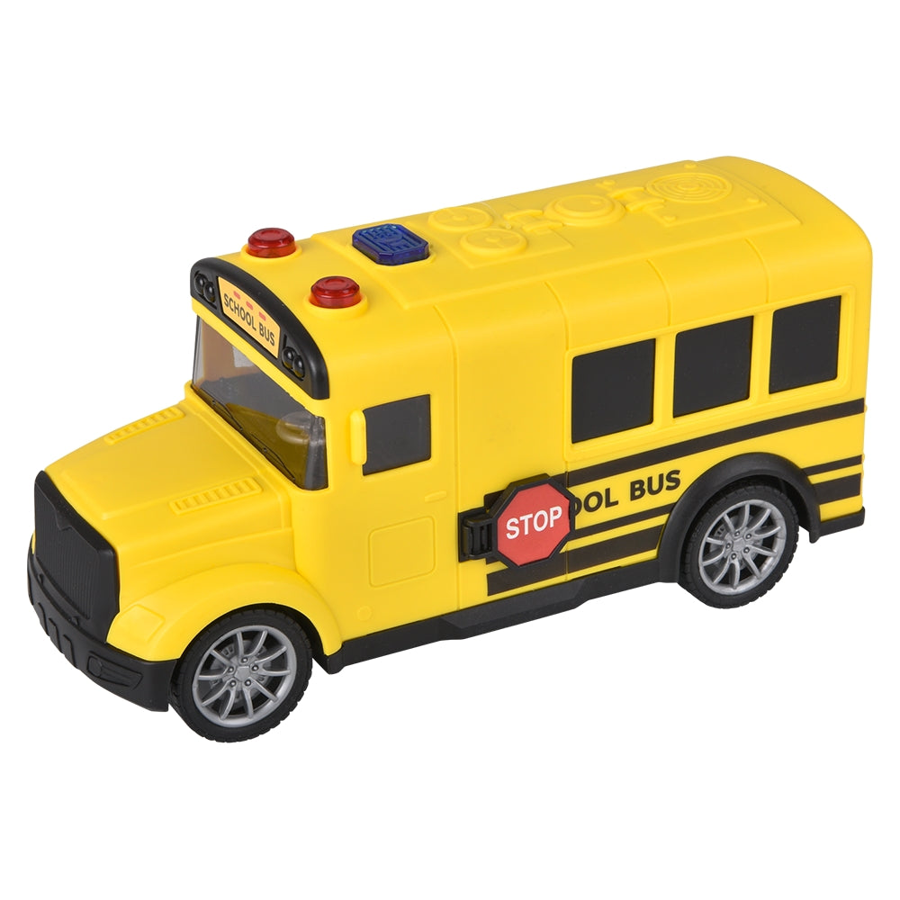 Friction Bus With Lights And Sound