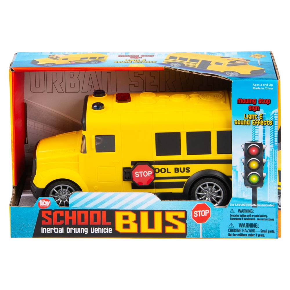 Friction Bus With Lights And Sound
