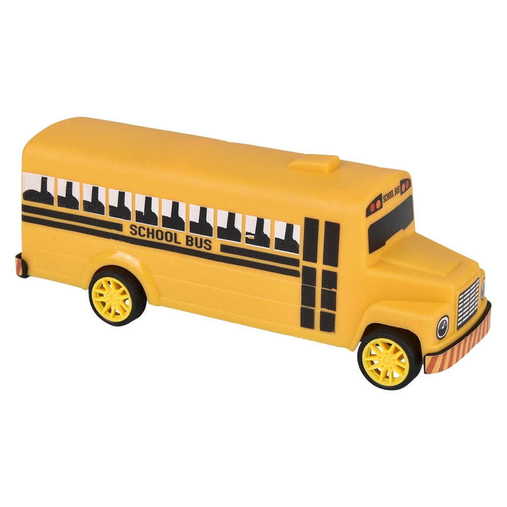Pull Back School Bus Toy (24 Pc Unit)