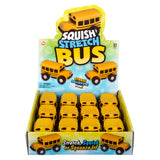 Stretch And Squish School Bus (12 PC Display)