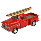 Die-Cast Pull Back 1955 Chevy Stepside Pick-Up (12 Pc Display)