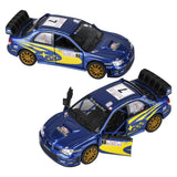 Die-Cast Pull Back Subaru Impreza WRC 2007 (12 PC Display)