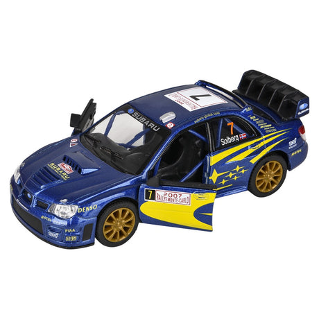 Die-Cast Pull Back Subaru Impreza WRC 2007 (12 PC Display)