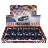 Die-Cast Pull Back Subaru Impreza WRC 2007 (12 PC Display)