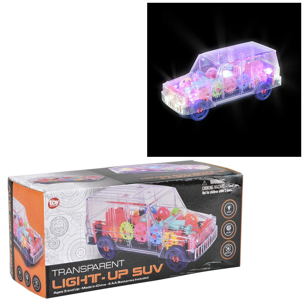 Light-Up Transparent SUV (1 PC)