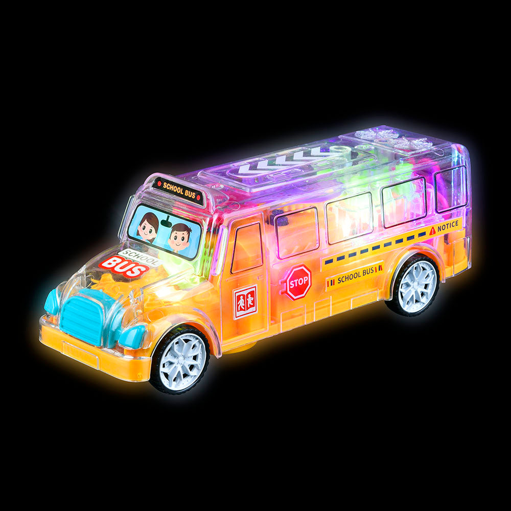 Light-Up Transparent Bus