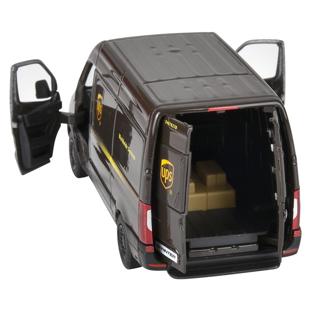 Die-Cast Pull Back Delivery Van (12 Display)