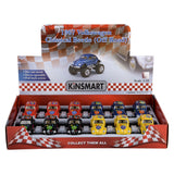 Die-Cast Pull Back VW Beetle (12 PC Display)