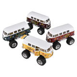 Die-Cast Pull Back VW Bus (12 Pc Display)