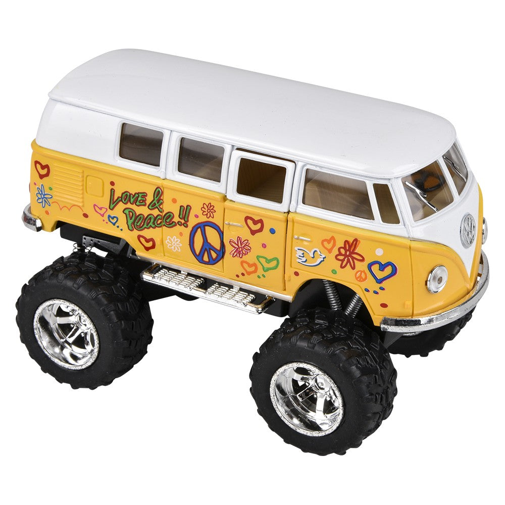 Die-Cast Pull Back VW Bus (12 Pc Display)