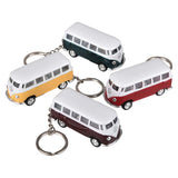 VW Bus Keychain Pull Back Die-Cast (12 PC Display)