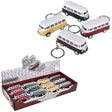 VW Bus Keychain Pull Back Die-Cast (12 PC Display)
