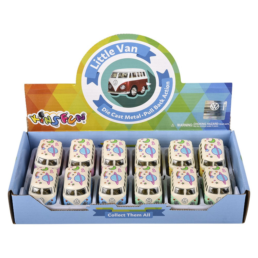 Pull Back VW Mini Pastel Bus (1 DSP)