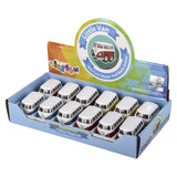 Die-Cast Pull Back VW Mini Bus (12 Display)