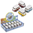 Die-Cast Pull Back VW Mini Bus (12 Display)