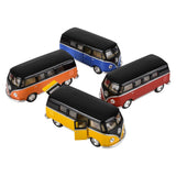 Die-Cast Pull Back VW Bus (12 Pc Display)