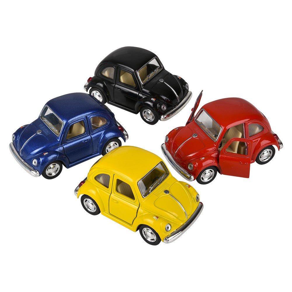 Die-Cast Pull Back 1967 VW Classic Beetle (12 PC Display)