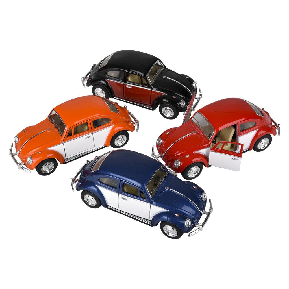 Die-Cast Pull Back 1967 VW Classic Beetle (12 Pc Display)