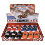 Die-Cast Pull Back 1967 VW Classic Beetle (12 Pc Display)