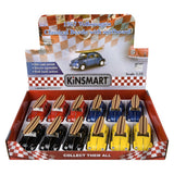 Die-Cast Pull Back 1967 VW Beetle Surfboard (12 Pc Display)