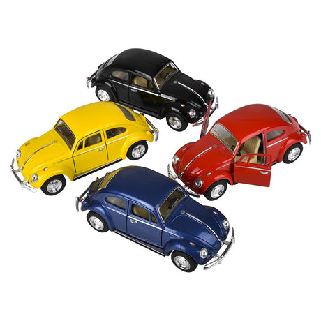 Die-Cast Pull Back 1967 VW Classic Beetle (12 Pc Display)